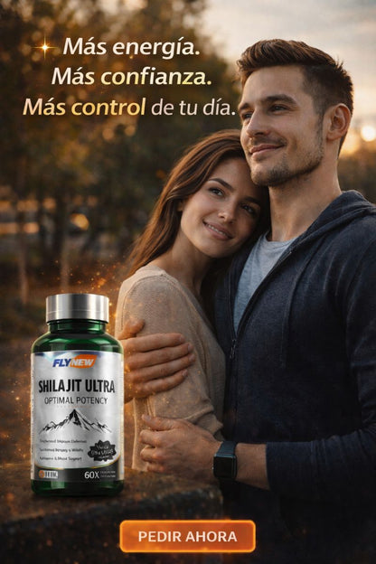 Shilajit 60X Power Max suplemento para potenciar  tu cuerpo